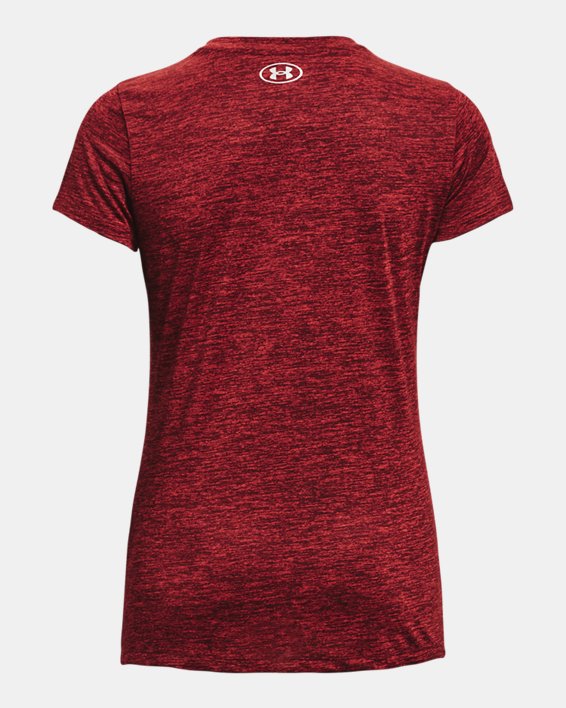 T-shirt UA Tech™ Twist pour femme, Red, pdpMainDesktop image number 5